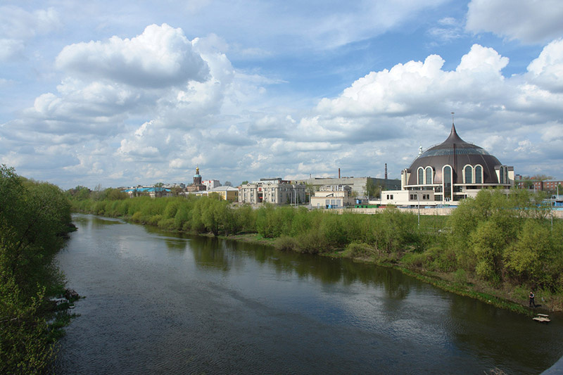 Река Упа в Туле.