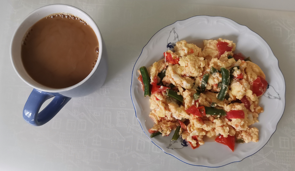 Завтрак. Фото автора.