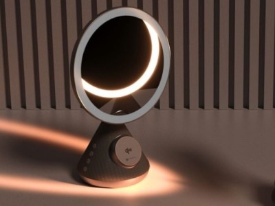    Portronics выпустила необычную Bluetooth-колонку с зарядкой Qi2 и зеркалом