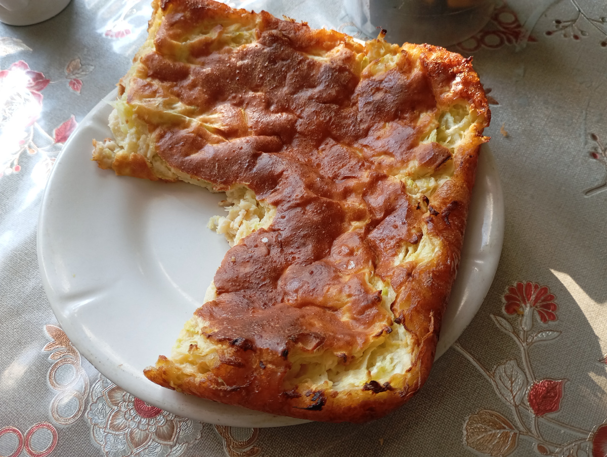 Запеканка из кабачков фото автора.