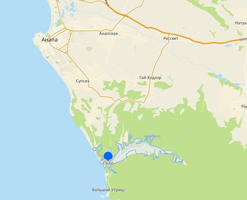 Сукко на карте