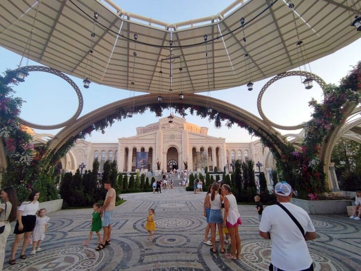     Музейно-храмовый комплекс "Новый Херсонес" в Севастополе, август 2025 года. Фото Кирилла Сомова.