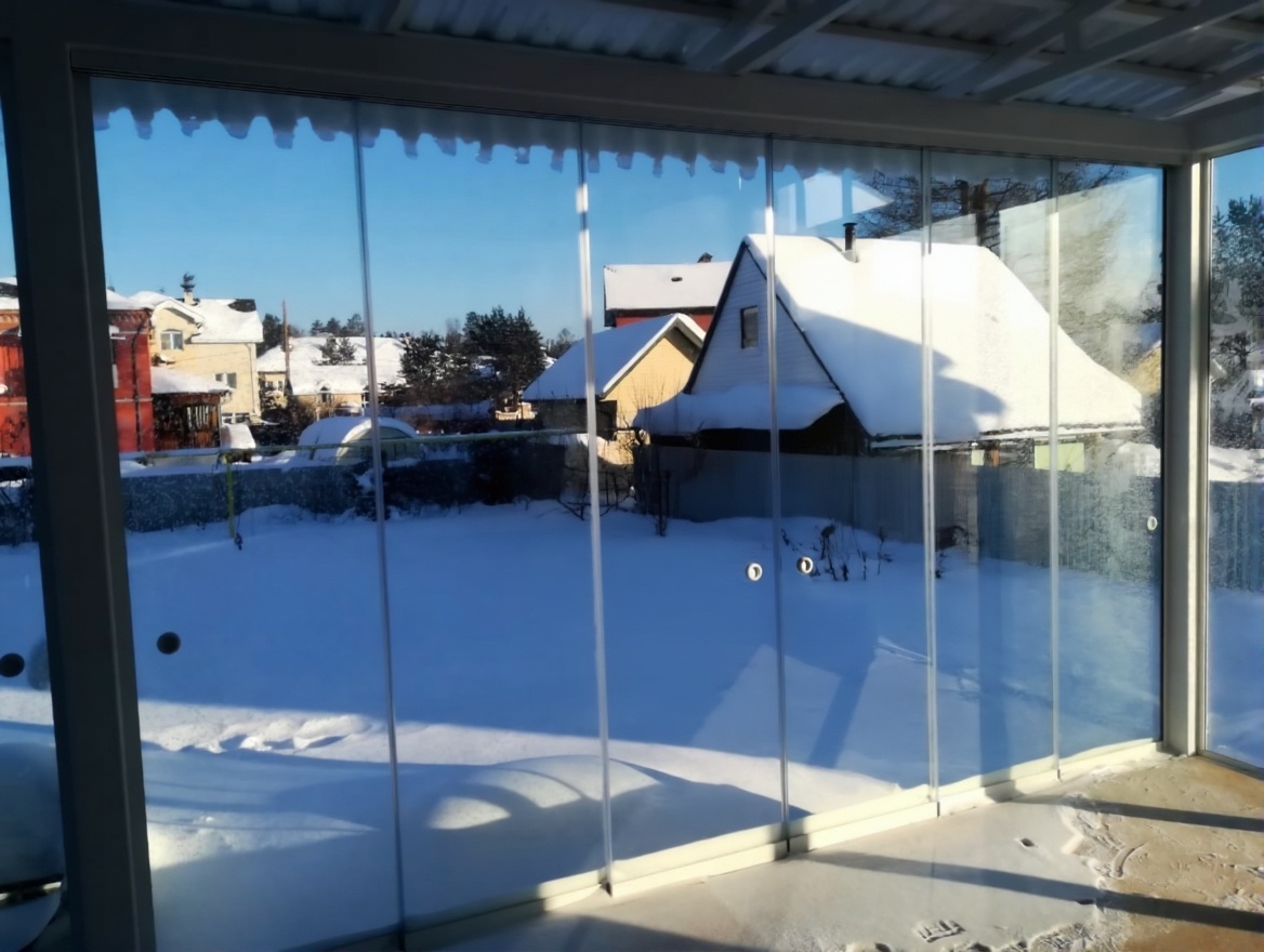 Безрамное остекление для "Холодной" веранды.