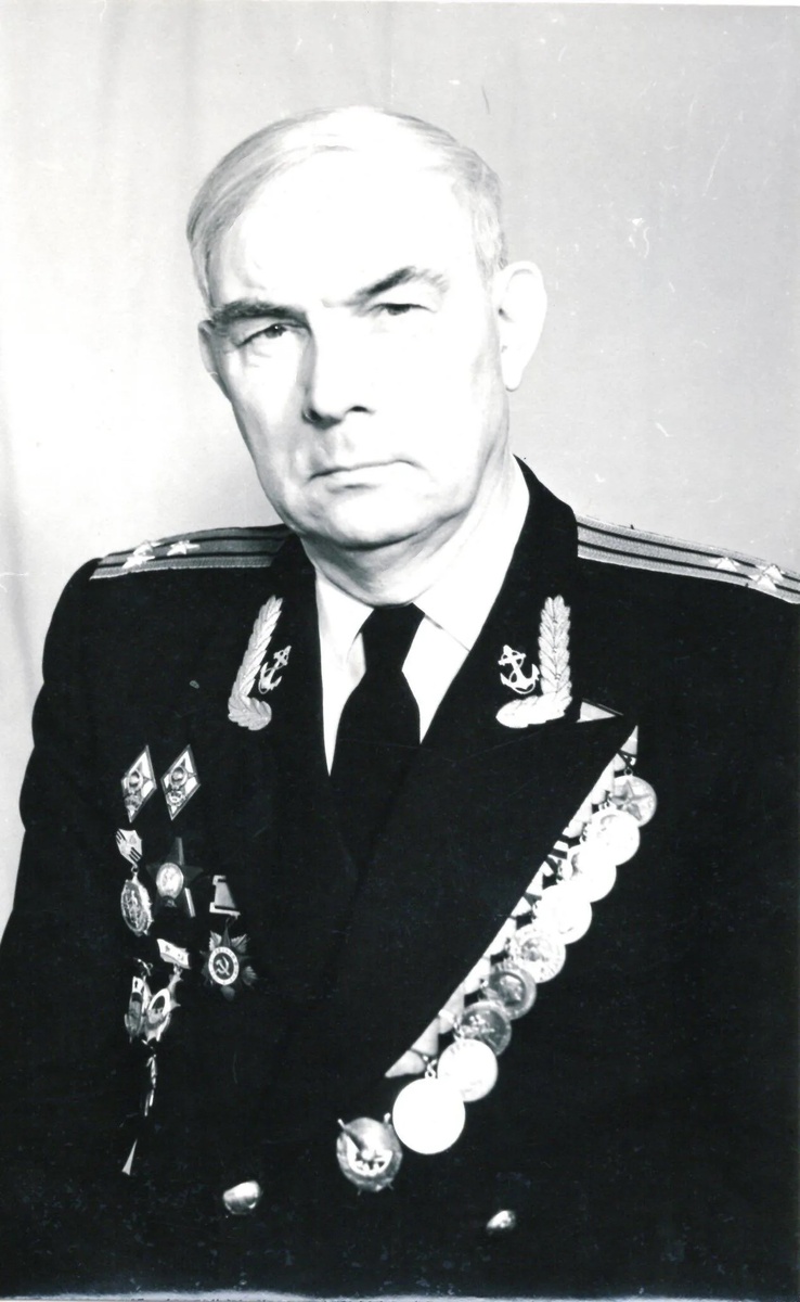 Капитан I ранга в отставке А.П. Федоров. г. Рязань 1983 г.
