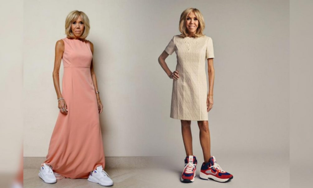   Брижит Макрон. Иллюстрация: "Блокнот"