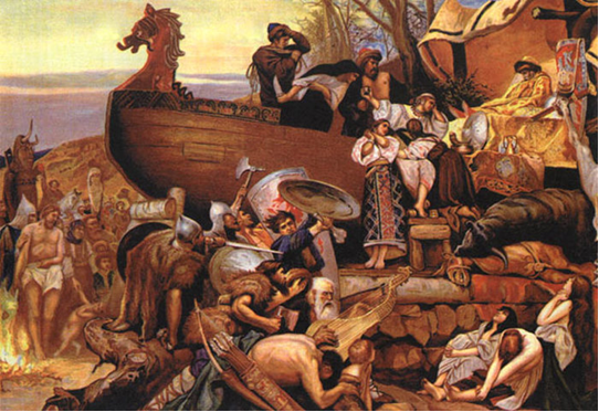 Похороны знатного руса