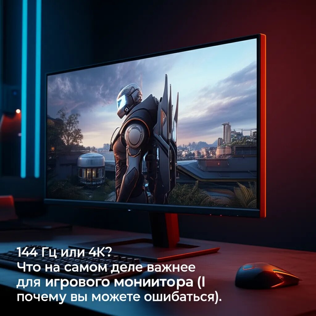    144 Гц или 4К? Что на самом деле важнее для игрового монитора (и почему вы можете ошибаться). Егор Яблоков