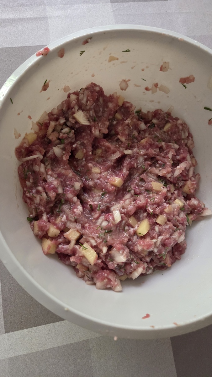 Начинка на манты.