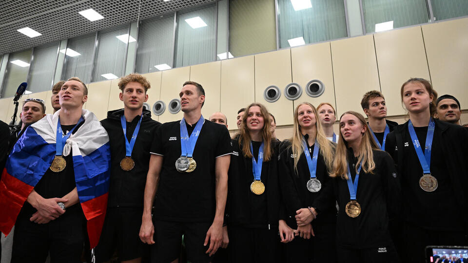     Российские спортсмены завоевали 18 наград на ЧМ по водным видам спорта РИА Новости/Максим Блинов