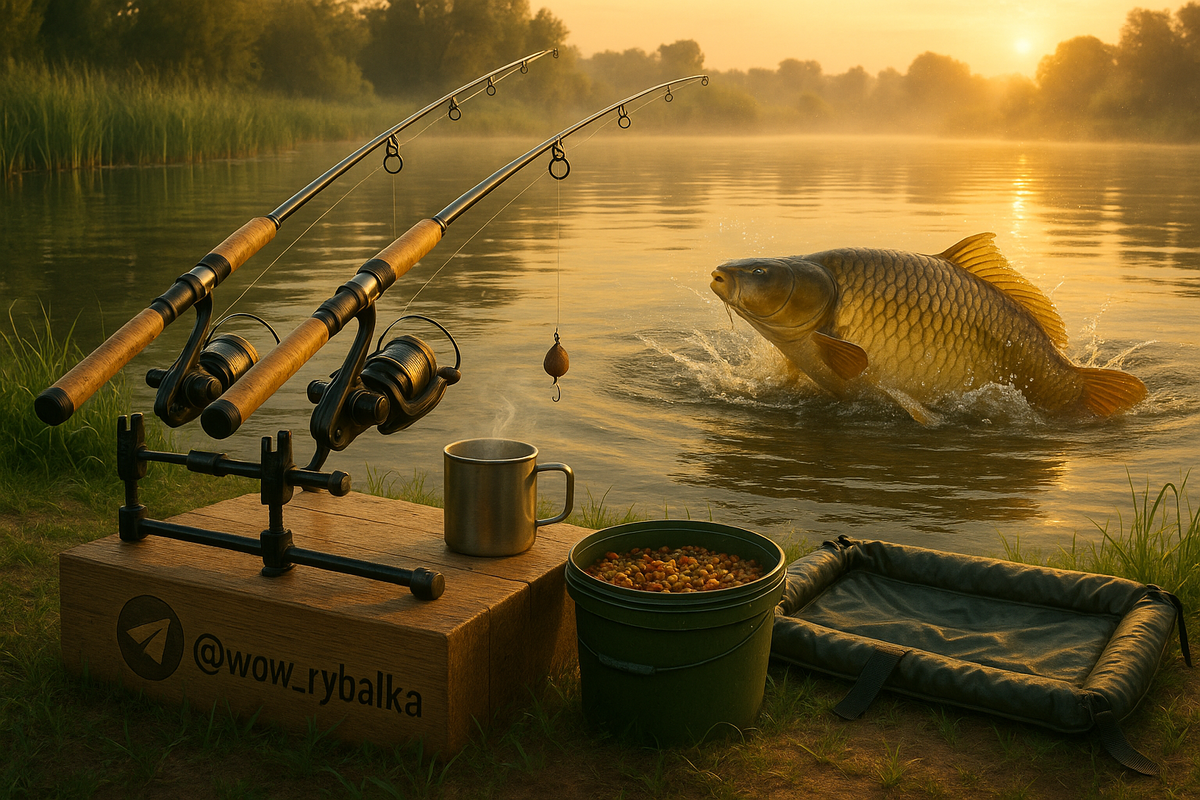 Крупный карп — это рыба терпеливых