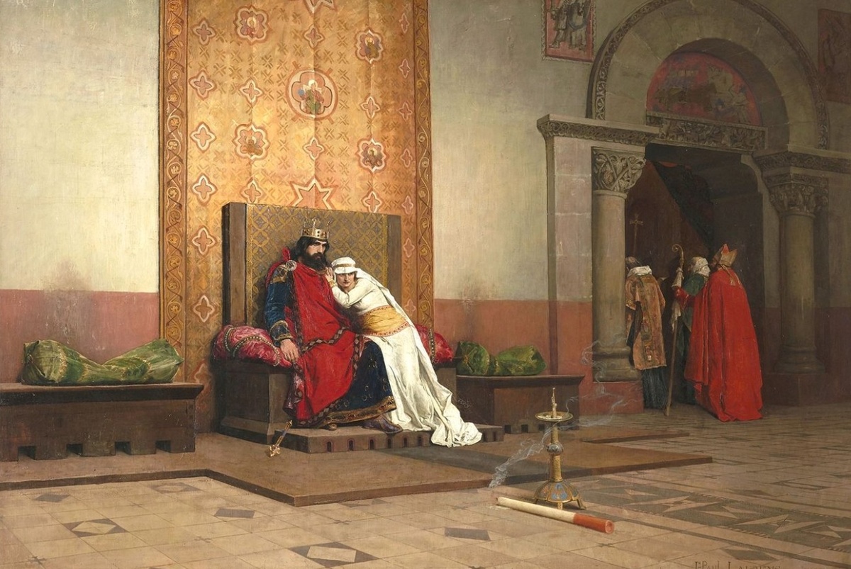 Роберт с Бертой. Худ. Жан-Поль Лоран