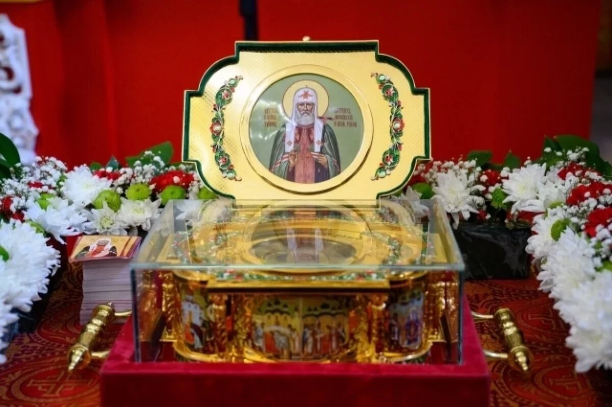    Мощи святителя Тихона встретят в Псковской епархии