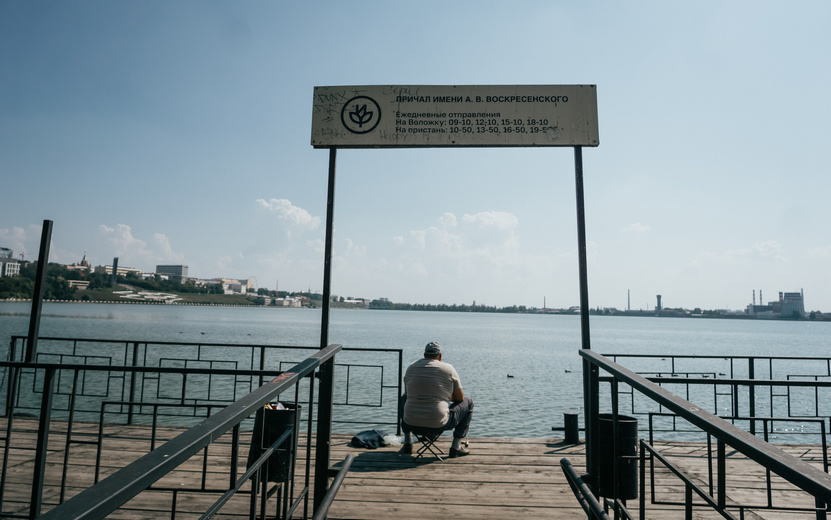   Остановку теплоходов на причале Воскресенского отменили в Ижевске
