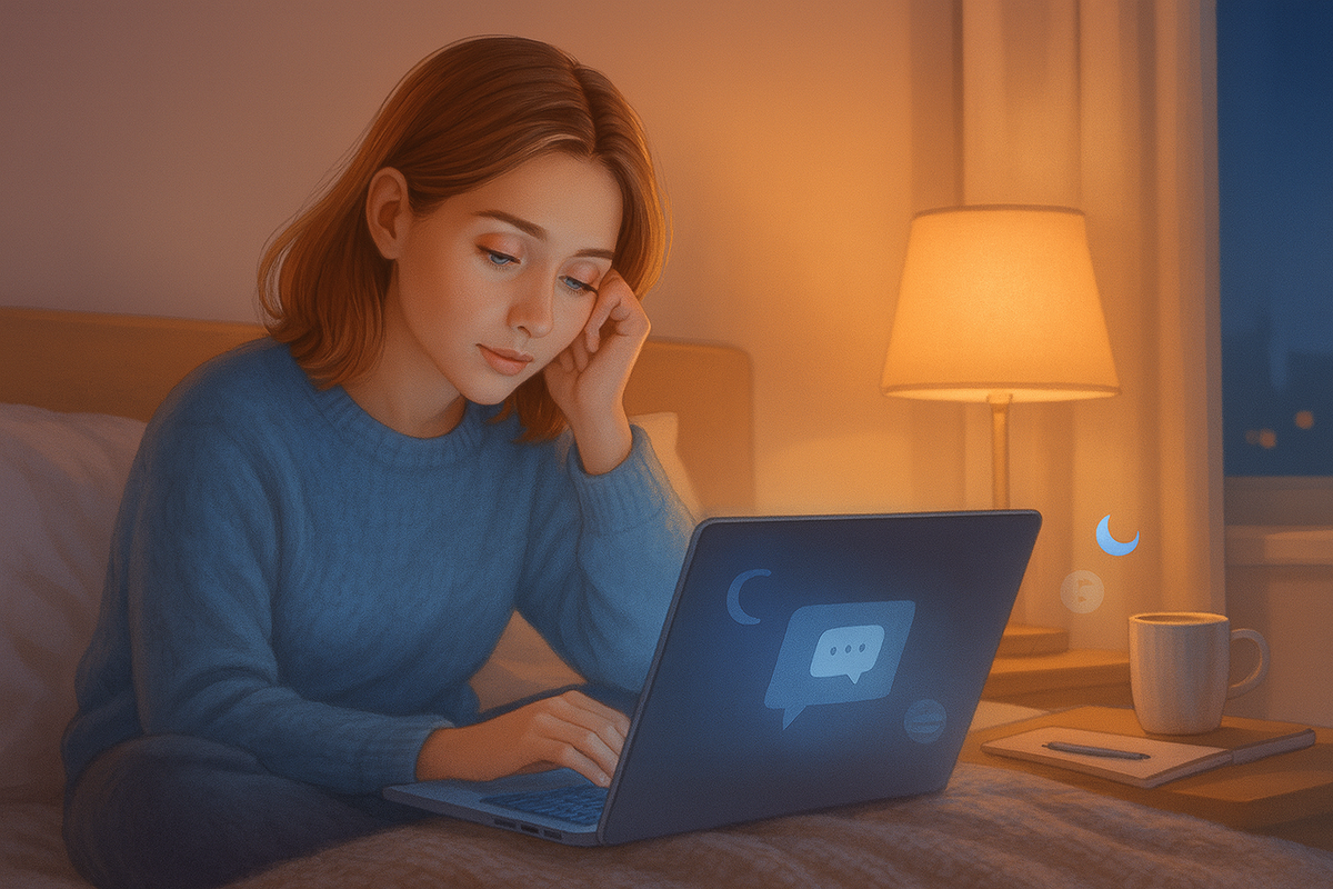 Нужно спать, а я опять залипла в ноутбуке