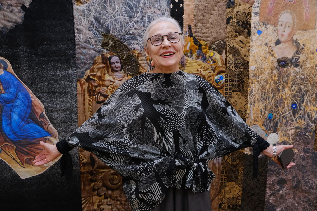 Выставка народного художника России Натальи Мурадовой «Условный знак. Стежок» в Самаре, 2023 год. Фото: gazeta.libsmr.ru