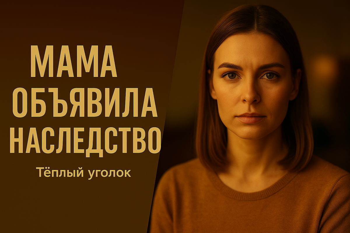 Мама объявила наследство. То, что она сказала, изменило мою жизнь
