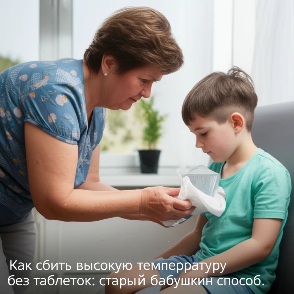    Как сбить высокую температуру без таблеток: старый бабушкин способ. Ольга Парфенова