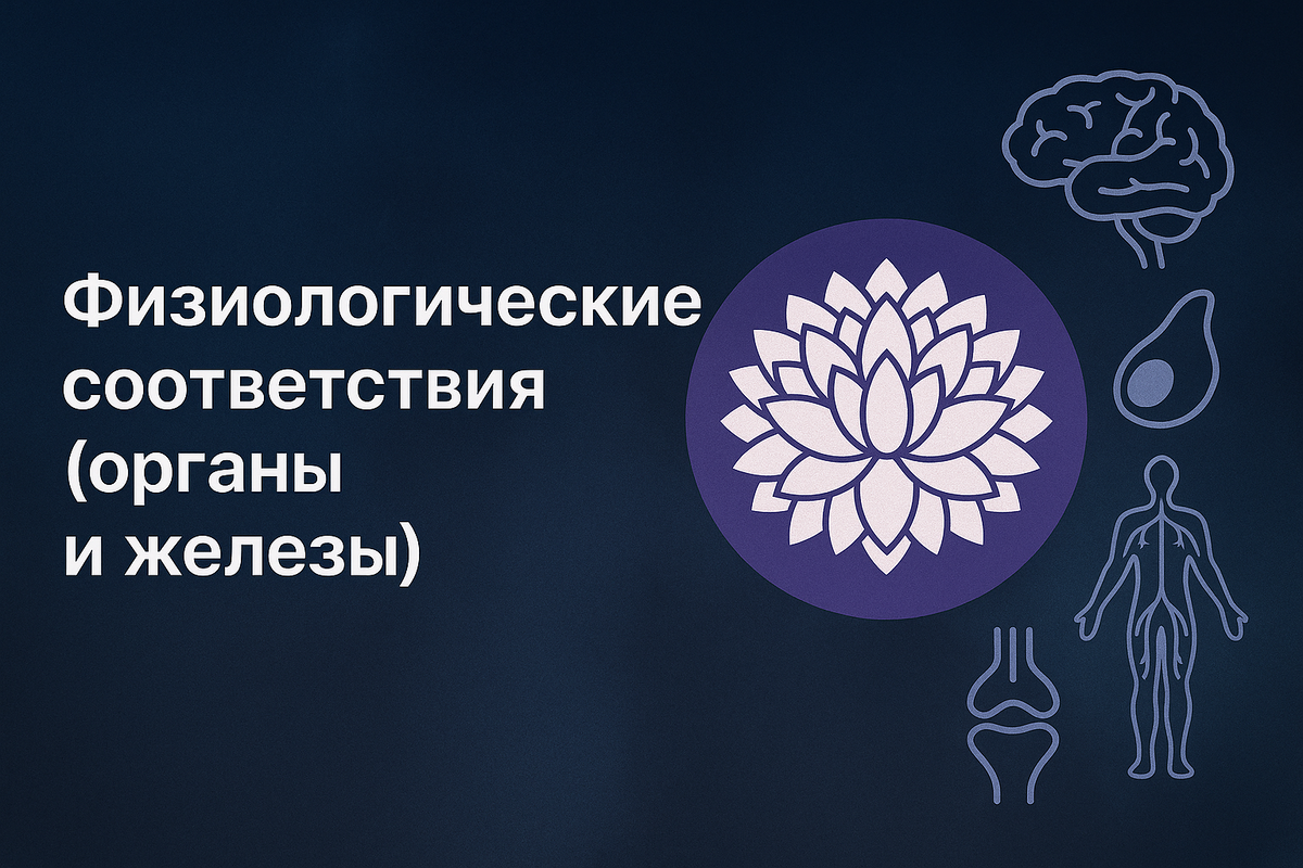 Физиологические соответствия (органы и железы)