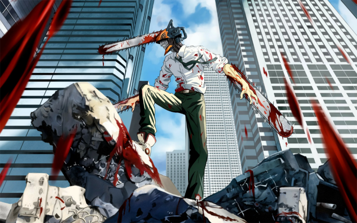 Постер аниме "Человек-бензопила"