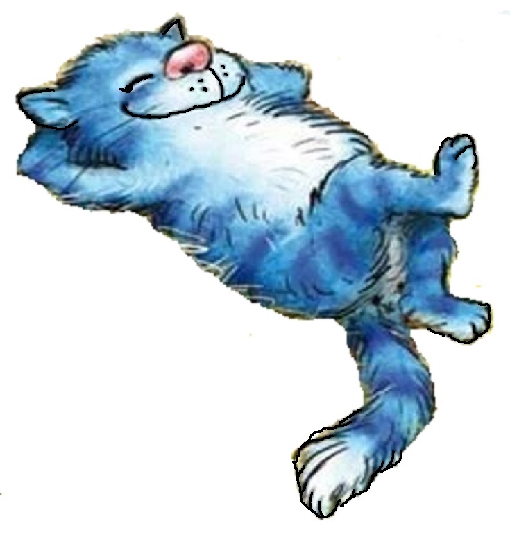 Котики любят отдыхать. И умеют!