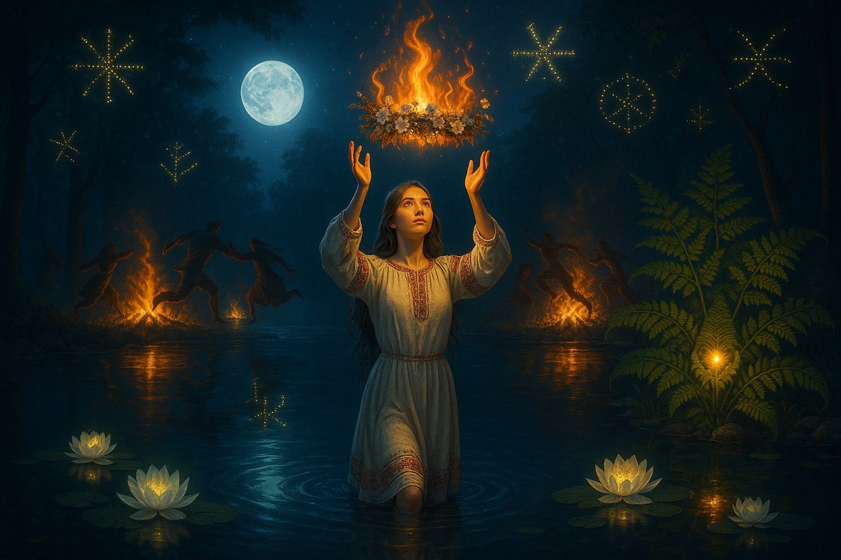 Ночь, когда папоротник цветёт: запретные обряды Ивана Купалы