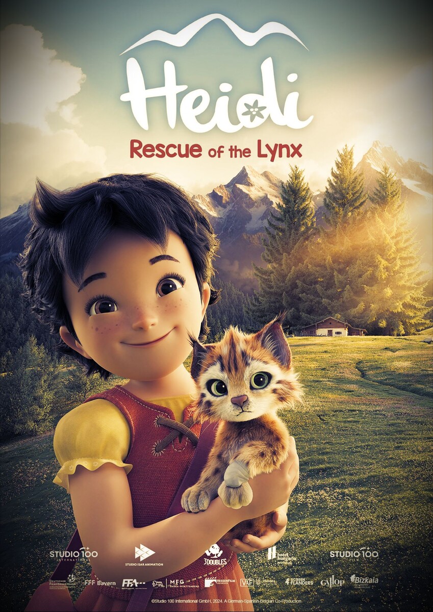 Постер мультфильма «Хайди. Моя хитрая рысь»