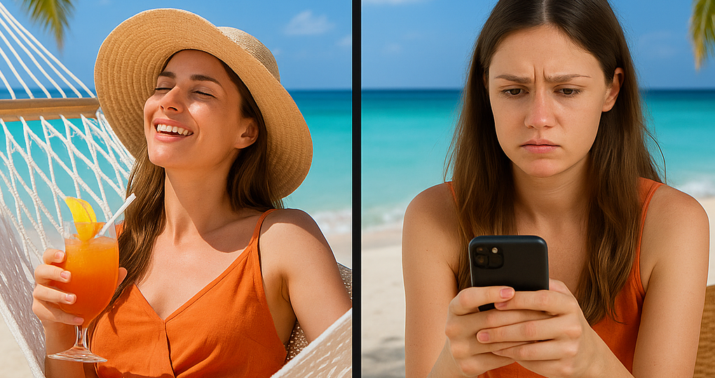 🧠 Почему вы не можете расслабиться даже в отпуске?