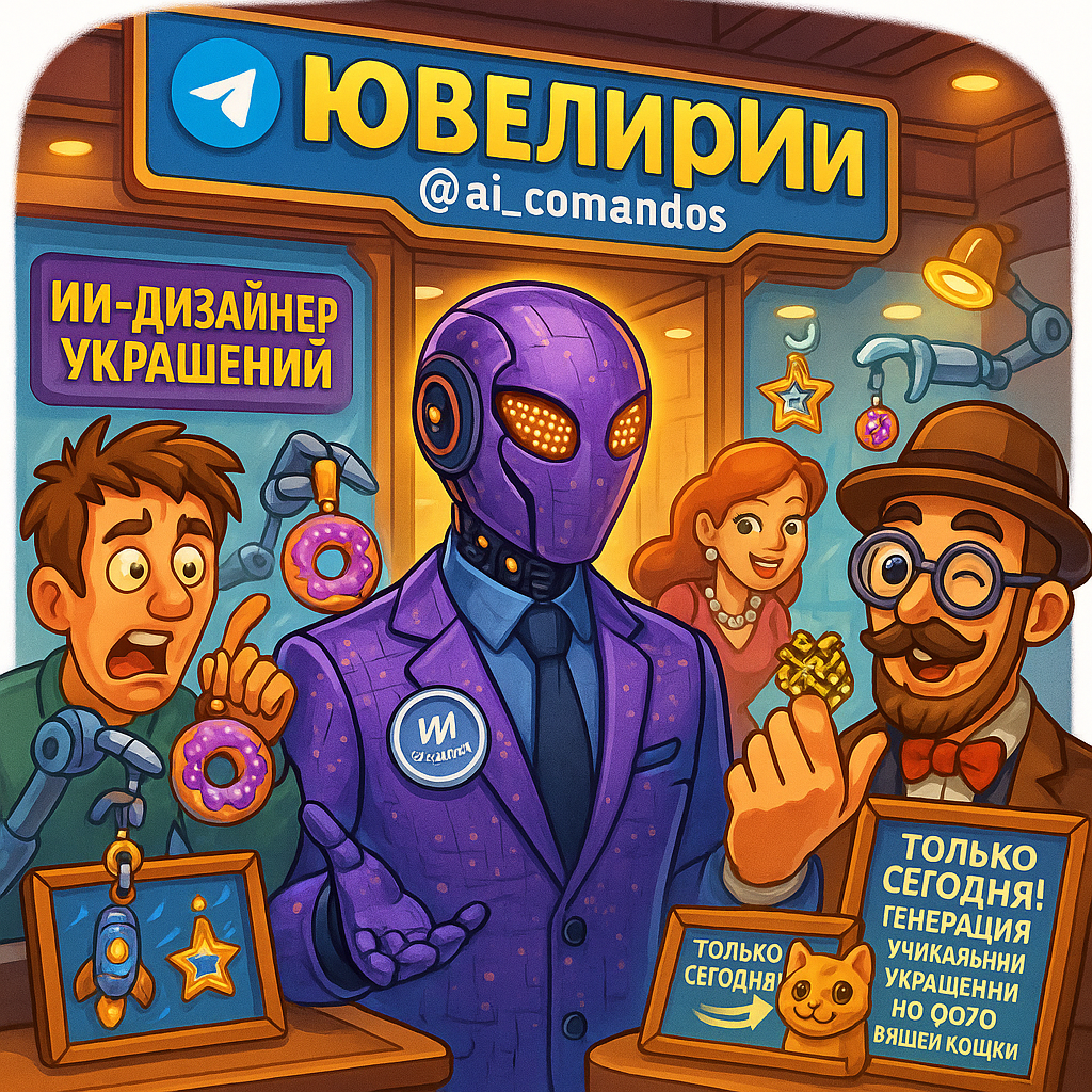    ИИ для ювелиров: генерируй 1000 уникальных дизайнов украшений за час без дизайнеров и ошибок Дмитрий Попов | Comandos.ai