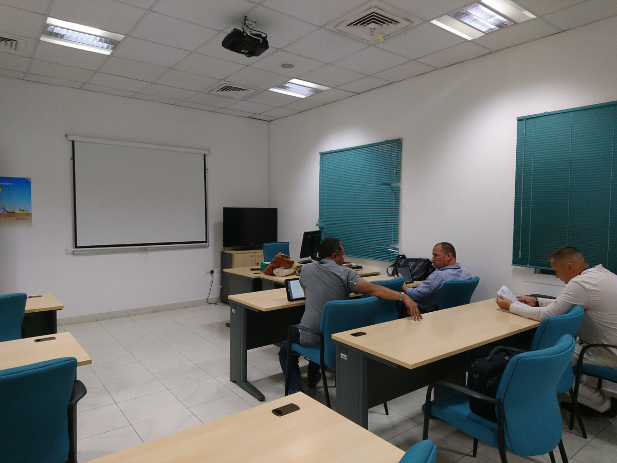 В учебном классе