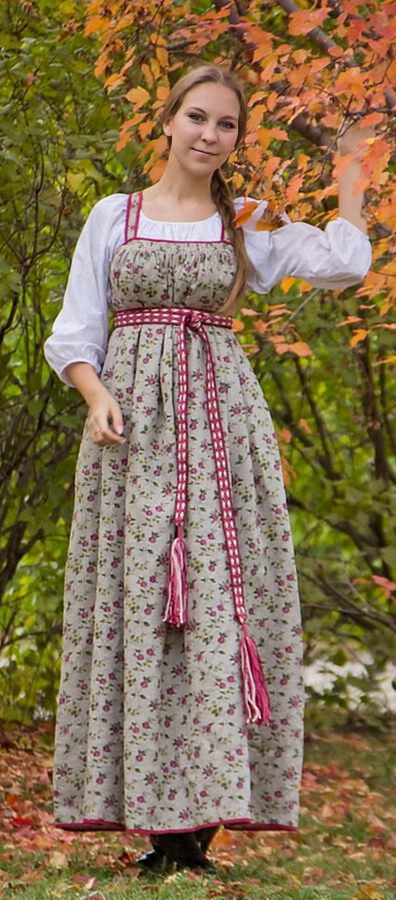 Праздник русского сарафана в Изосимово Мичуринского района Тамбовской области 