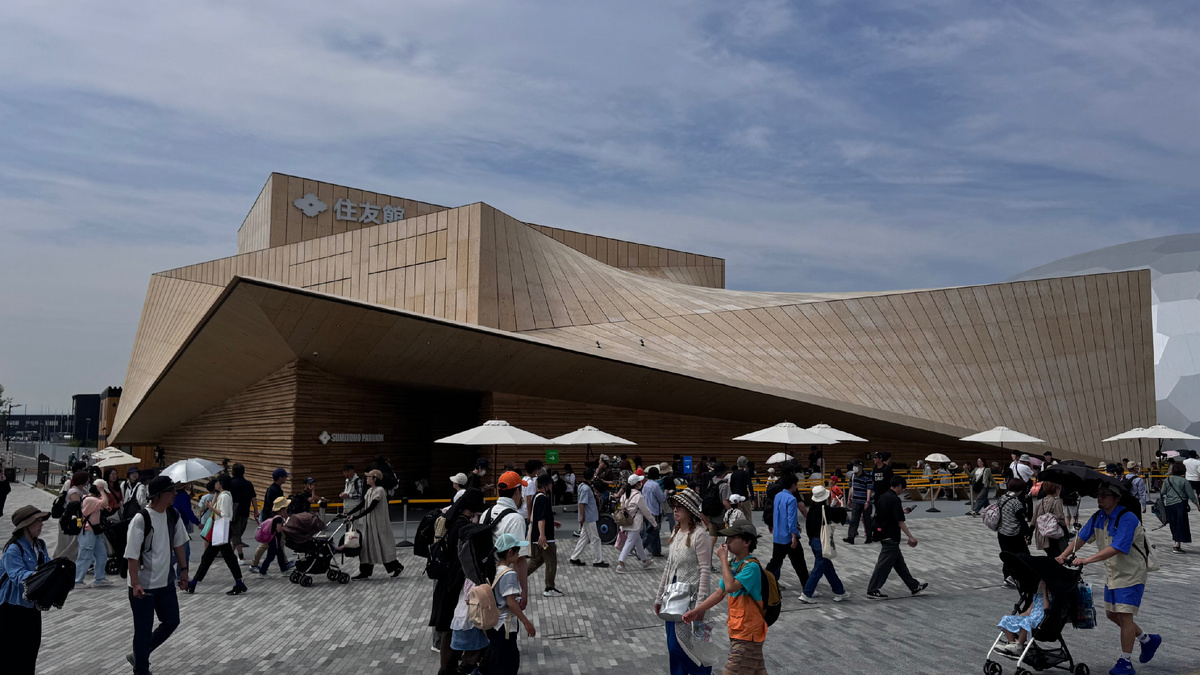 Павильон Японии на EXPO 2025 построен из экологичных деревянных панелей