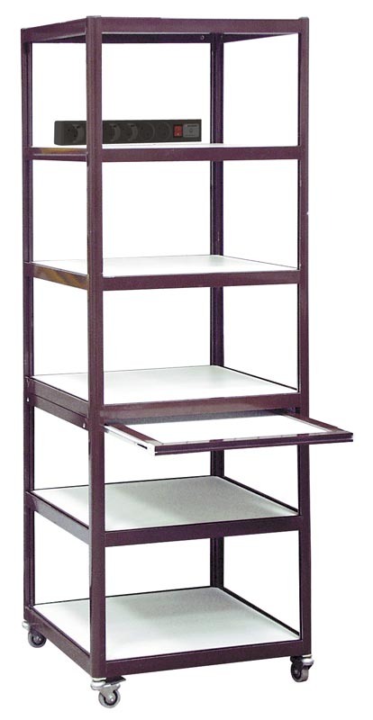 Стойка приборная, с выдвижной полкой АРМ-2163