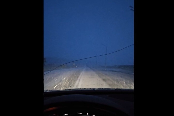 На Алтае в начале августа выпал снег