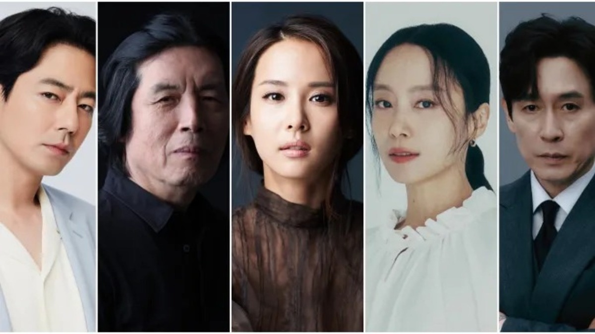 Слева-направо: Чо Ин-сон, Ли Чхан-дон, Чо Ё-джон, Чон До-ён и Суль Гён-гу. Фото: Base Camp Company/Courtesy/HIGHENTERTAINMENT/Management SOOP/Netflix