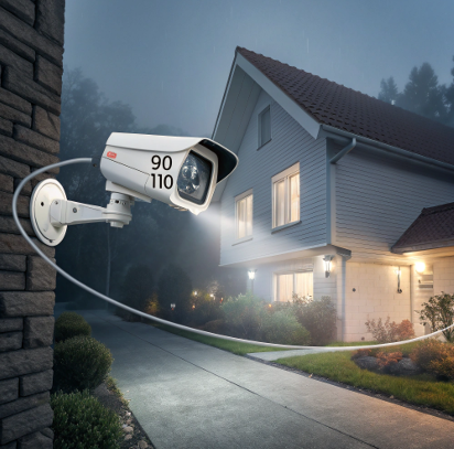 угол обзора уличной камеры видеонаблюдения