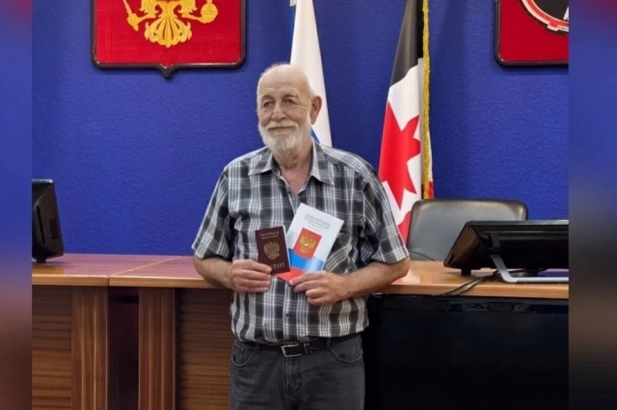    В Удмуртии итальянец Марино Куэндо получил российское гражданство