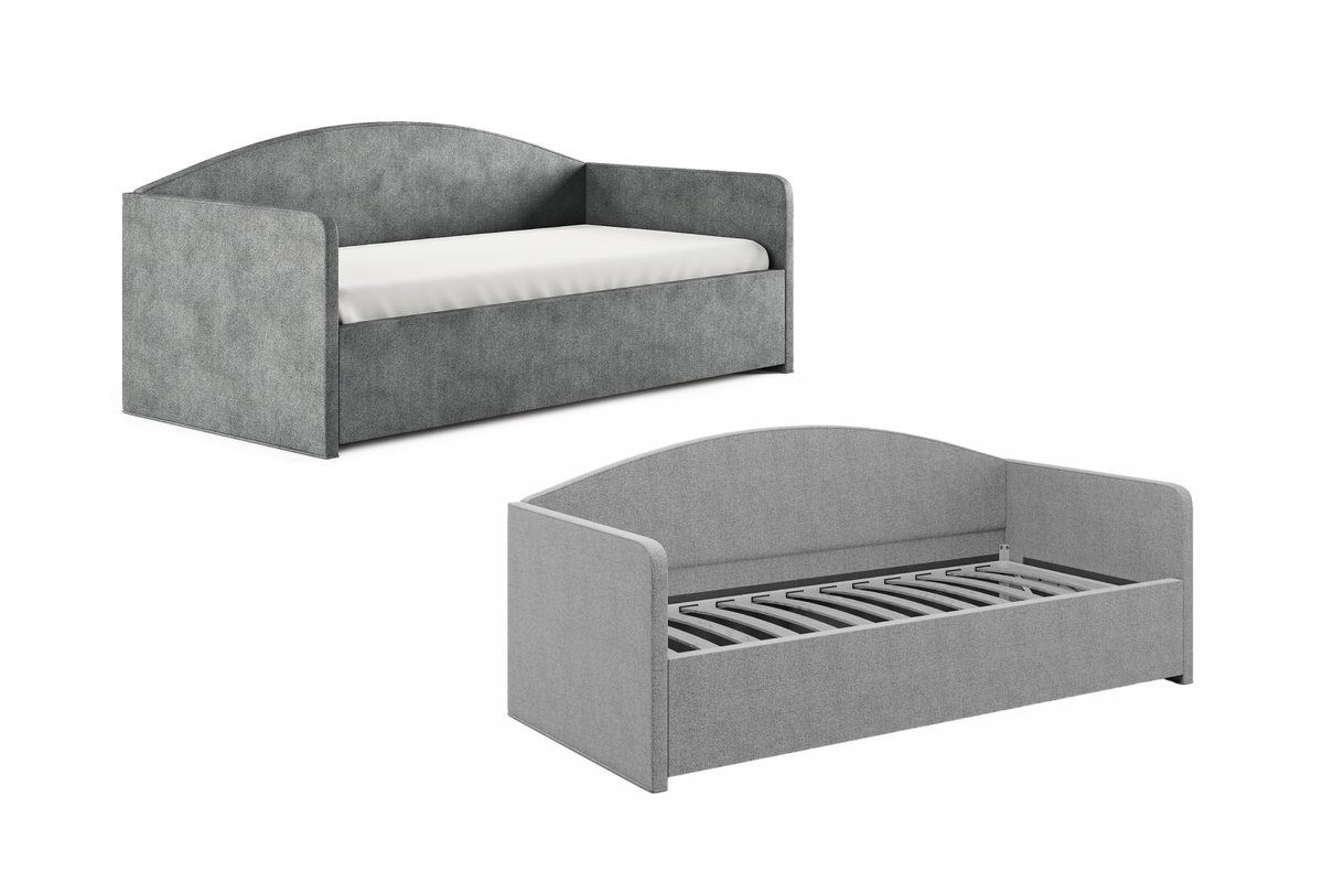 Тахта Uno с обивкой из фултона со спальным местом 80 х 200 сантиметров. Цена — 25 200* рублей. Скидка — 30%. 