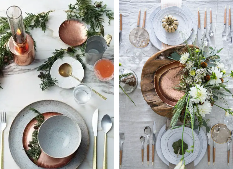 Акценты из меди и дерева. Листайте галерею. Источник thesavvyheart