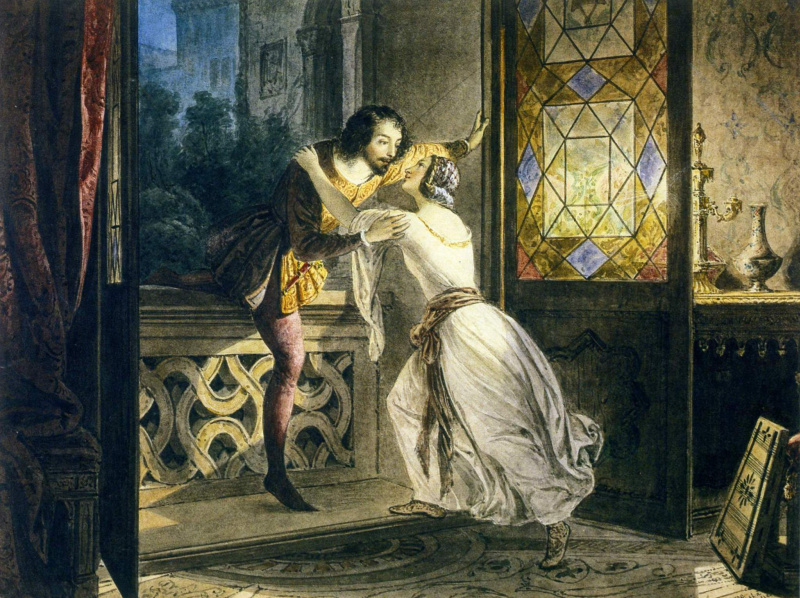 Ромео и Джульетта (Карл Брюллов)(из свободного интернета)