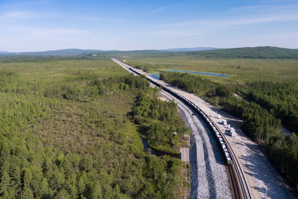 © Наша колея 1520 / t.me/s/Groupofcompanies1520 (Перегон Курьян – путевой пост 2342 км)