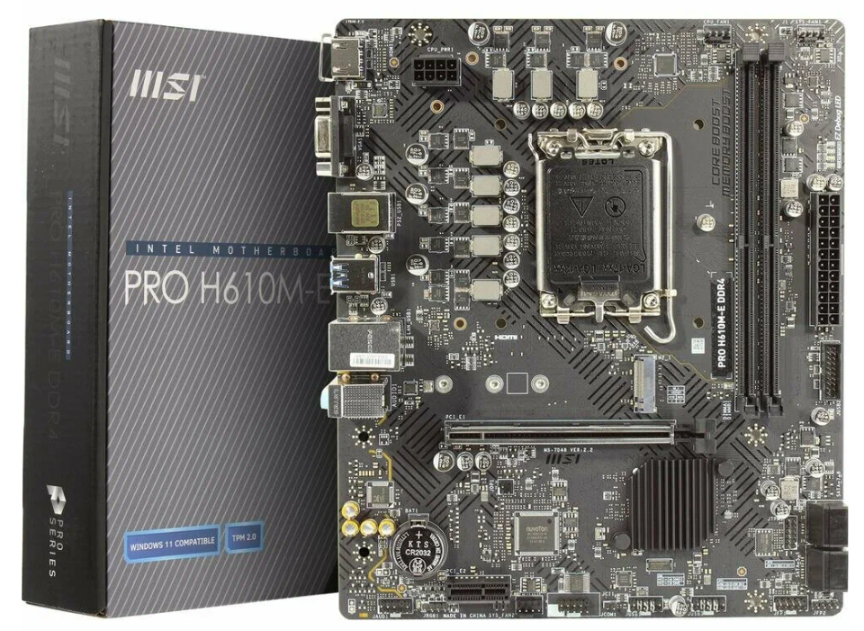 MSI PRO H610M-E