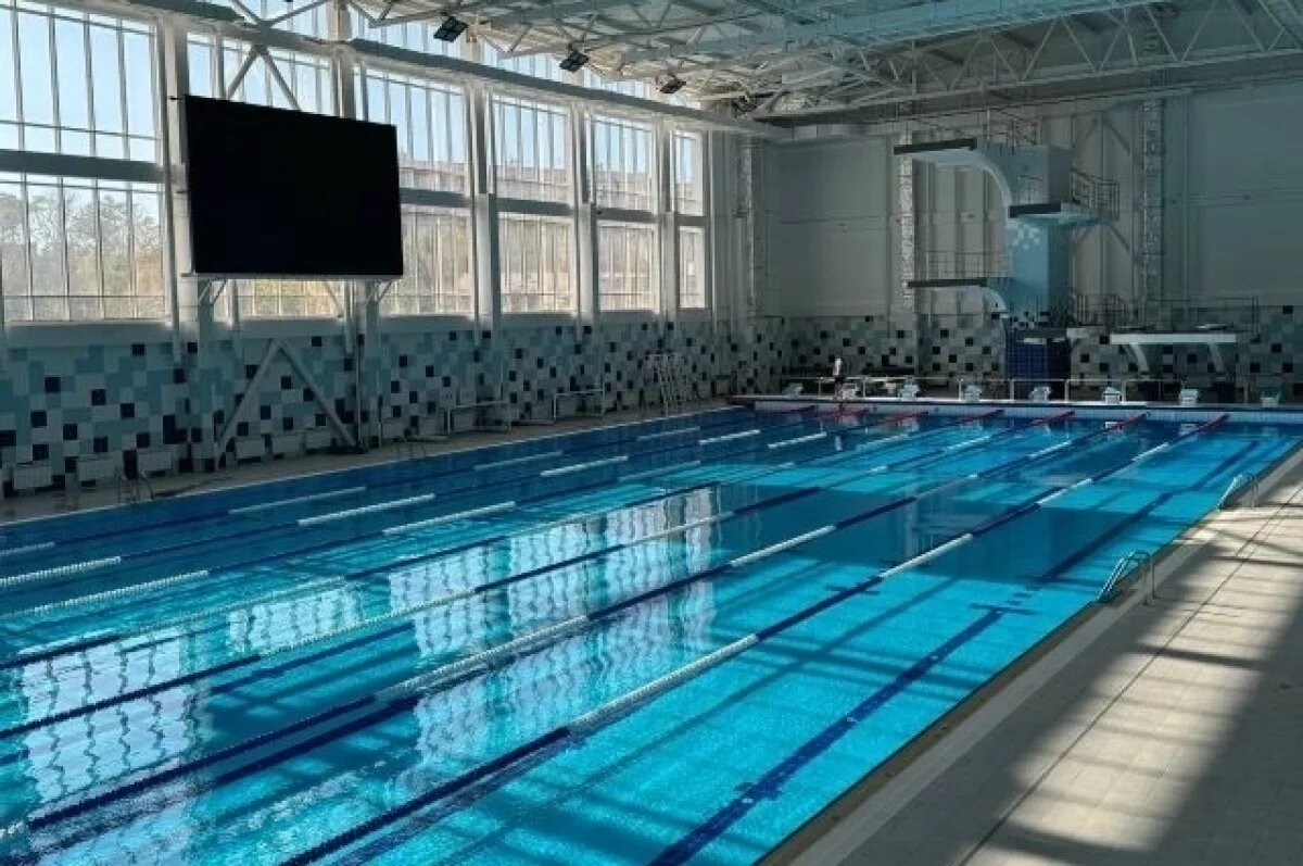   Бассейны Дворца водных видов спорта возобновили работу в Севастополе