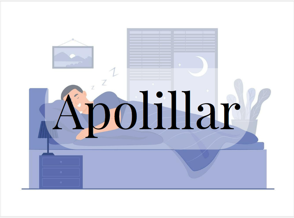 Apolillar – глагол, употребляющийся в значении «ложиться спать».