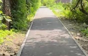 В настоящее время тротуар пригоден для ходьбы