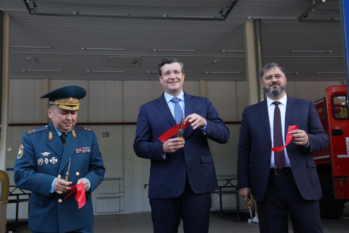    Глеб Никитин принял участие в торжественном открытии нового здания пожарной части в Дзержинске