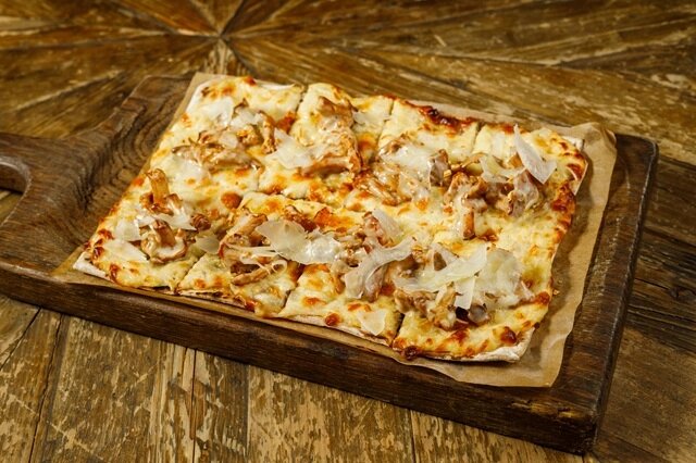    Фламмкухен. Фото: Ресторан Krombacher Beer Kitchen