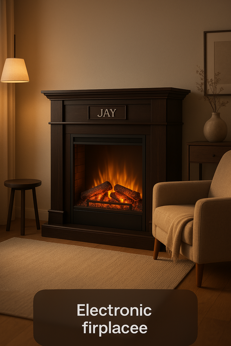    Электрокамин Jay венге как новый стандарт уюта и стиля: соединение технологий и дизайнерских решений для вашего дома Kamin