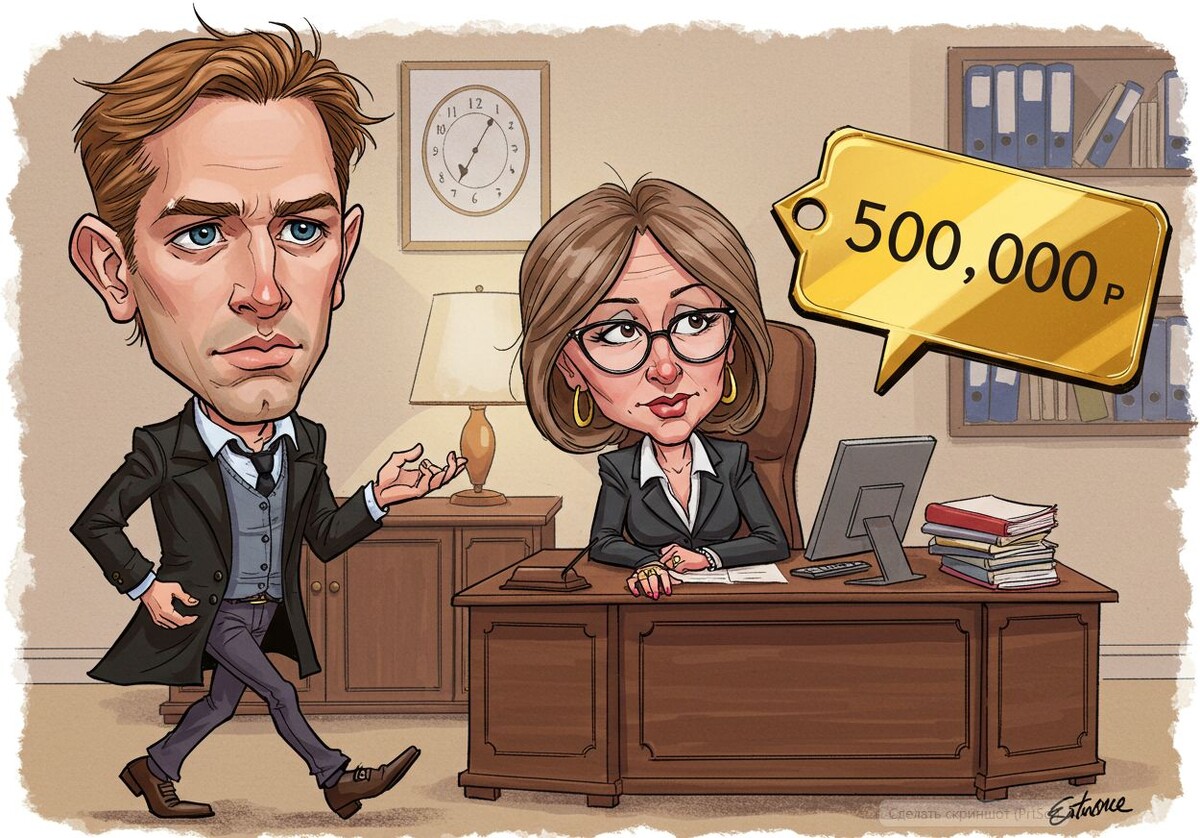 Прайс с характером. Рисунок автора