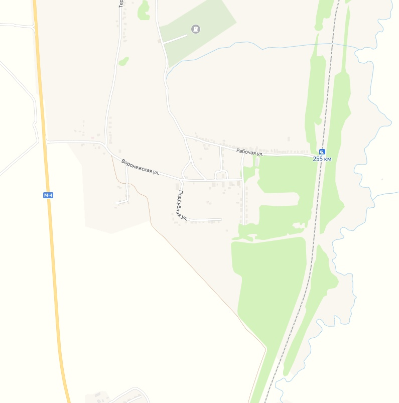 Фрагмент карты Яндекс