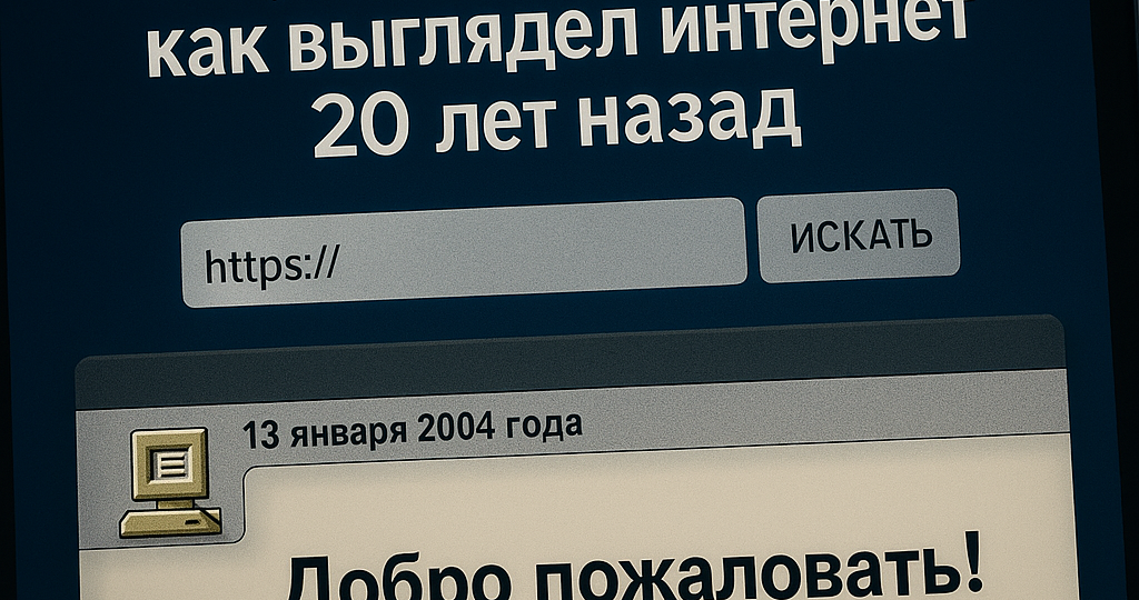 Сайт, который показывает, как выглядел интернет 20 лет назад — ты точно залипнешь.
